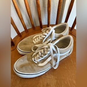 Vans US Women’s 7.5 Beige Suede Sneakers
